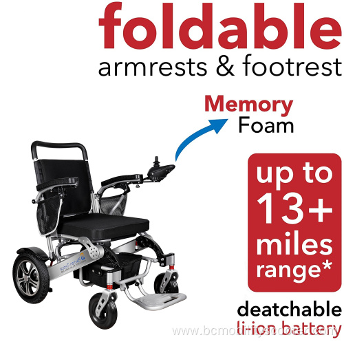 140KG Folding Electromagnetic brakes Electric wheelchair